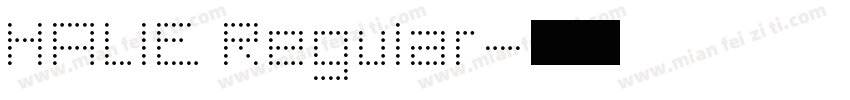 HALIE Regular字体转换